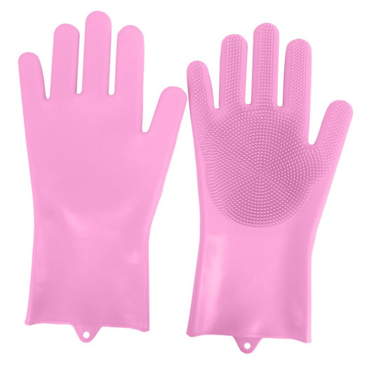 Silicone Rubber Dish Washing Gloves and Silicone Gloves for Dish Washing