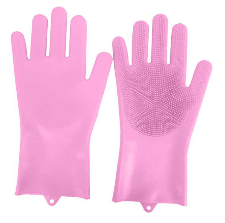 Silicone Rubber Dish Washing Gloves and Silicone Gloves for Dish Washing
