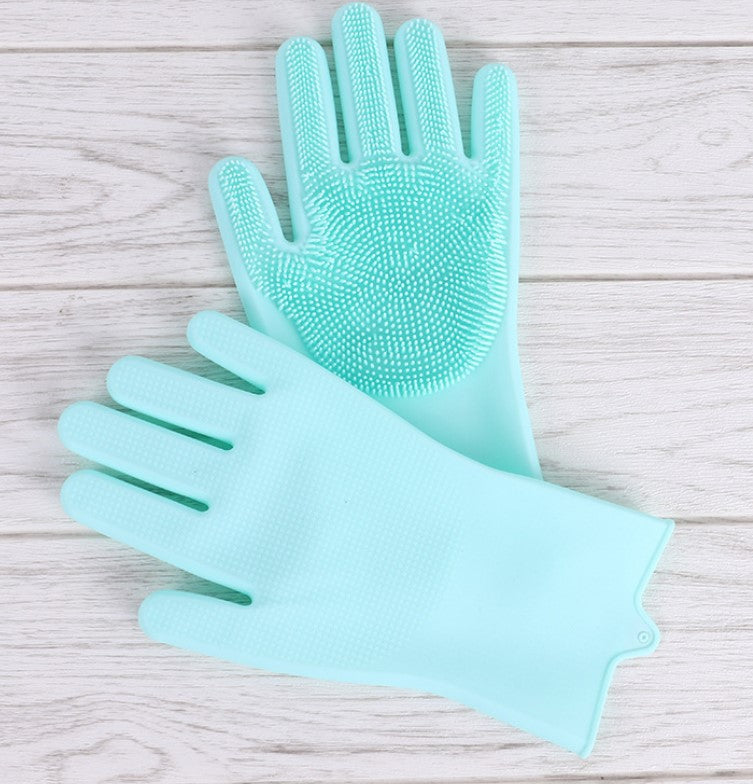 Silicone Rubber Dish Washing Gloves and Silicone Gloves for Dish Washing