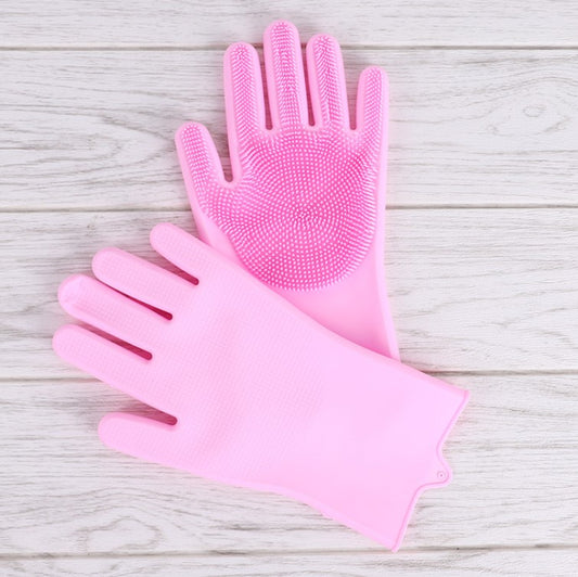 Silicone Rubber Dish Washing Gloves and Silicone Gloves for Dish Washing