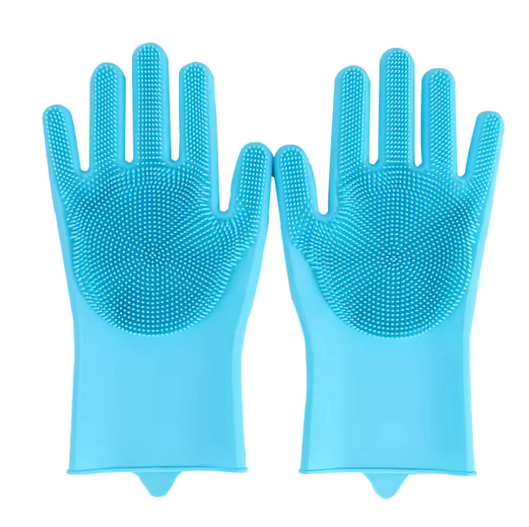 Silicone Rubber Dish Washing Gloves and Silicone Gloves for Dish Washing